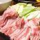料理メニュー写真&nbsp;赤城産もち豚のしゃぶしゃぶ鍋（１．５人前）