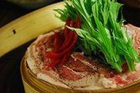 竜神豚の籠蒸し