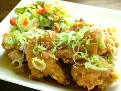料理メニュー写真 とりの唐揚げ おろしポン酢がけ