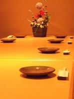 個室は人数に合わせて用意