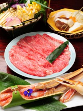 銀座 らん月 すき焼 しゃぶしゃぶ かに料理のおすすめ料理メイン