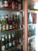 大容量の冷蔵庫にボトルビールがズラリっ！