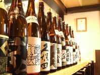 自慢の厳選日本酒
