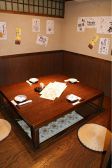 店内左奥の個室です