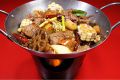 料理メニュー写真&nbsp;玉米,牛肉干鍋（牛肉、トウモロコシ鉄鍋）