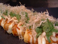 料理メニュー写真&nbsp;天かすＳＡＫＵ！ＳＡＫＵ！豚ぺい焼き？いやいやたまご焼き