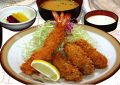 料理メニュー写真&nbsp;かきと車海老フライ定食