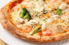 料理メニュー写真 シーフードピザ