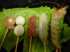 料理メニュー写真 串かつ盛り(おまかせ5本)