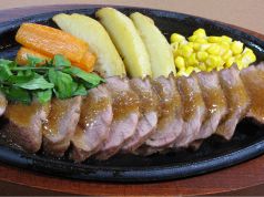 料理メニュー写真 合鴨ロースのステーキ