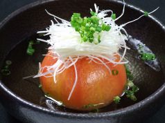 料理メニュー写真 京風だしでトマト