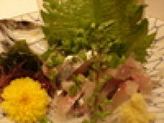 料理メニュー写真&nbsp;アジ活け造り お刺身又は、叩き（季節限定）