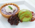 料理メニュー写真&nbsp;あずきタルトと抹茶アイス