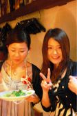 広すぎない空間なので皆様と会話が楽しめる