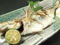 料理メニュー写真&nbsp;アジ荒塩焼き