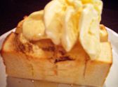 デザート1番人気 焼きパンハニーバニラ