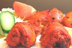 料理メニュー写真 チキンティカ(インド風焼鳥)/シークカバブ(インド風つくね焼)