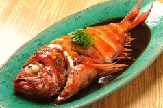 料理メニュー写真 金目鯛の1本姿煮