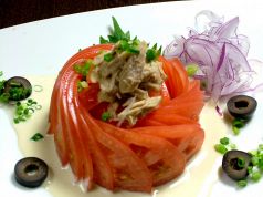 料理メニュー写真&nbsp;トマトのサラダ「花造り」