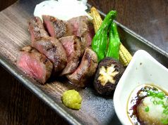 料理メニュー写真&nbsp;極上黒毛　和牛網焼き　塩ひとふり