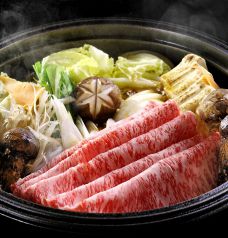 料理メニュー写真&nbsp;「特選黒毛和牛」すき焼き