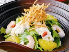 料理メニュー写真&nbsp;汲み上げとろり湯葉の彩りサラダ