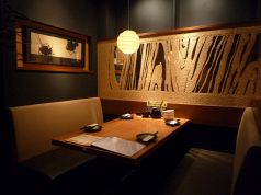 半個室タイプのBOX席