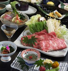 料理メニュー写真&nbsp;上撰黒毛和牛しゃぶ会席