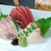 料理メニュー写真 本日のお造り 三種盛り合わせ