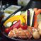 料理メニュー写真 10種野菜と地鶏のタジン鍋(蒸し野菜)
