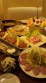 充実のお料理８品3500～
