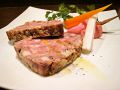 料理メニュー写真&nbsp;コリコリ豚舌入り岩手三元豚の田舎風パテ