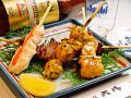 料理メニュー写真&nbsp;塩・タレ混ぜて　おまかせ五串盛