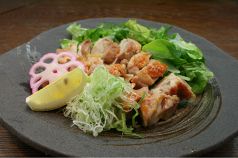 料理メニュー写真 三河鶏の炙り 柚子胡椒添え