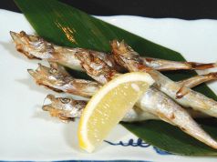 料理メニュー写真 子持ちししゃも/えいひれのあぶり焼き