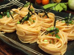 料理メニュー写真 おちょぼぐちさんのメンタイコパスタ