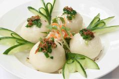 料理メニュー写真 蒸し白玉もち団子