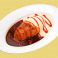 料理メニュー写真 オムライス 三色ソース