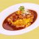 料理メニュー写真 とんかつのっけオムライス