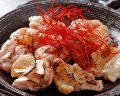 料理メニュー写真&nbsp;地鶏の炭火炙り焼き