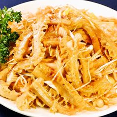 料理メニュー写真 牛モツのねぎ生姜和え