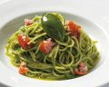 料理メニュー写真&nbsp;バジルとソーセージのスパゲティー