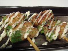 料理メニュー写真 しいたけ/ししとう/白ネギ(各2本)