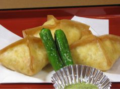 料理メニュー写真 ◆海老真丈包み揚げ