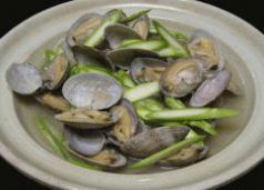 料理メニュー写真&nbsp;あさり陶板蒸し