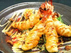 料理メニュー写真 プリプリ海老の天ぷら炙りマヨネーズ ¥609