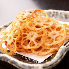 料理メニュー写真&nbsp;揚げたて！れんこんチップ
