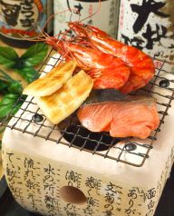 料理メニュー写真 自家製 鮮魚の燻製 炙り焼き