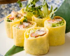 料理メニュー写真&nbsp;鰻の玉子ロール巻