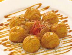 料理メニュー写真 ロシアンたこ焼き